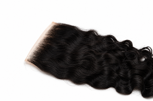 Burmese Curly Lace Closure, 16 inch